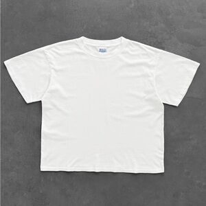 CHAIN-PEEKER” MID-WEIGHT TEE - WHITE